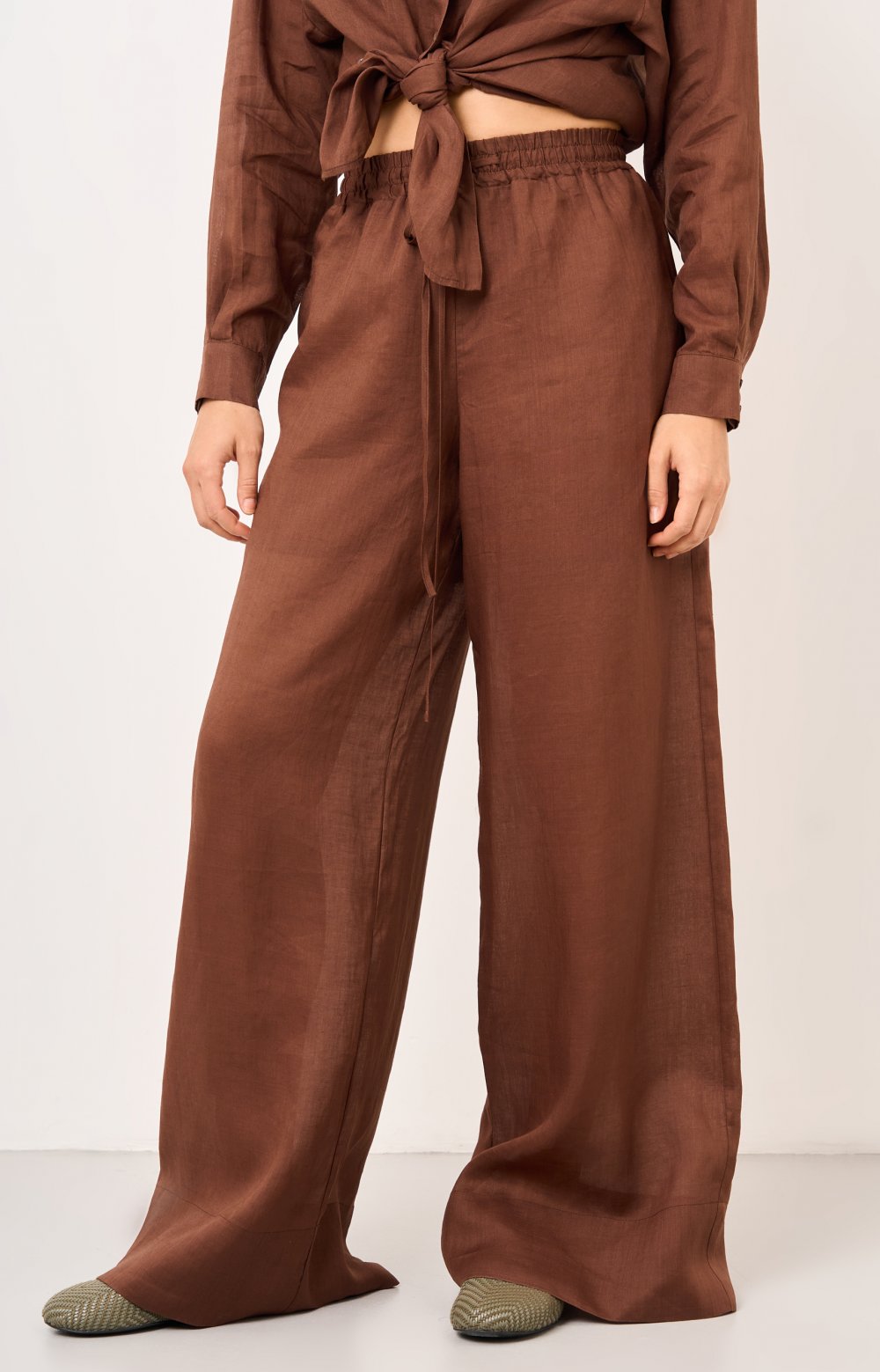 Брюки ЛЕОНОР 01188Y коричневый