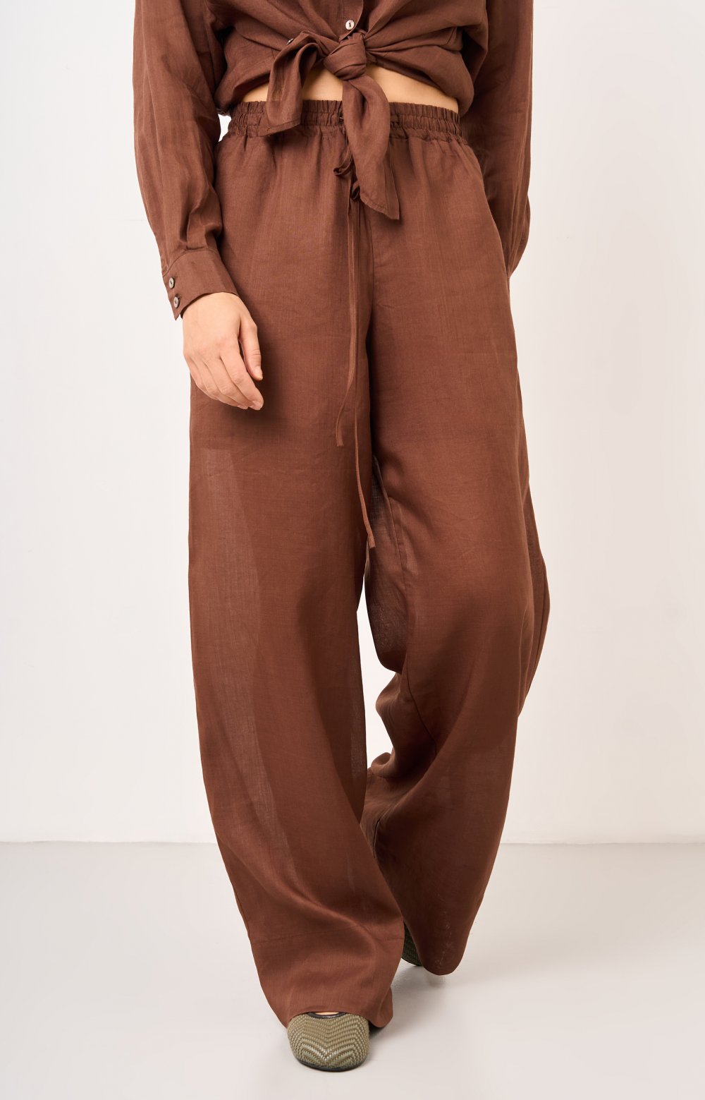 Брюки ЛЕОНОР 01188Y коричневый