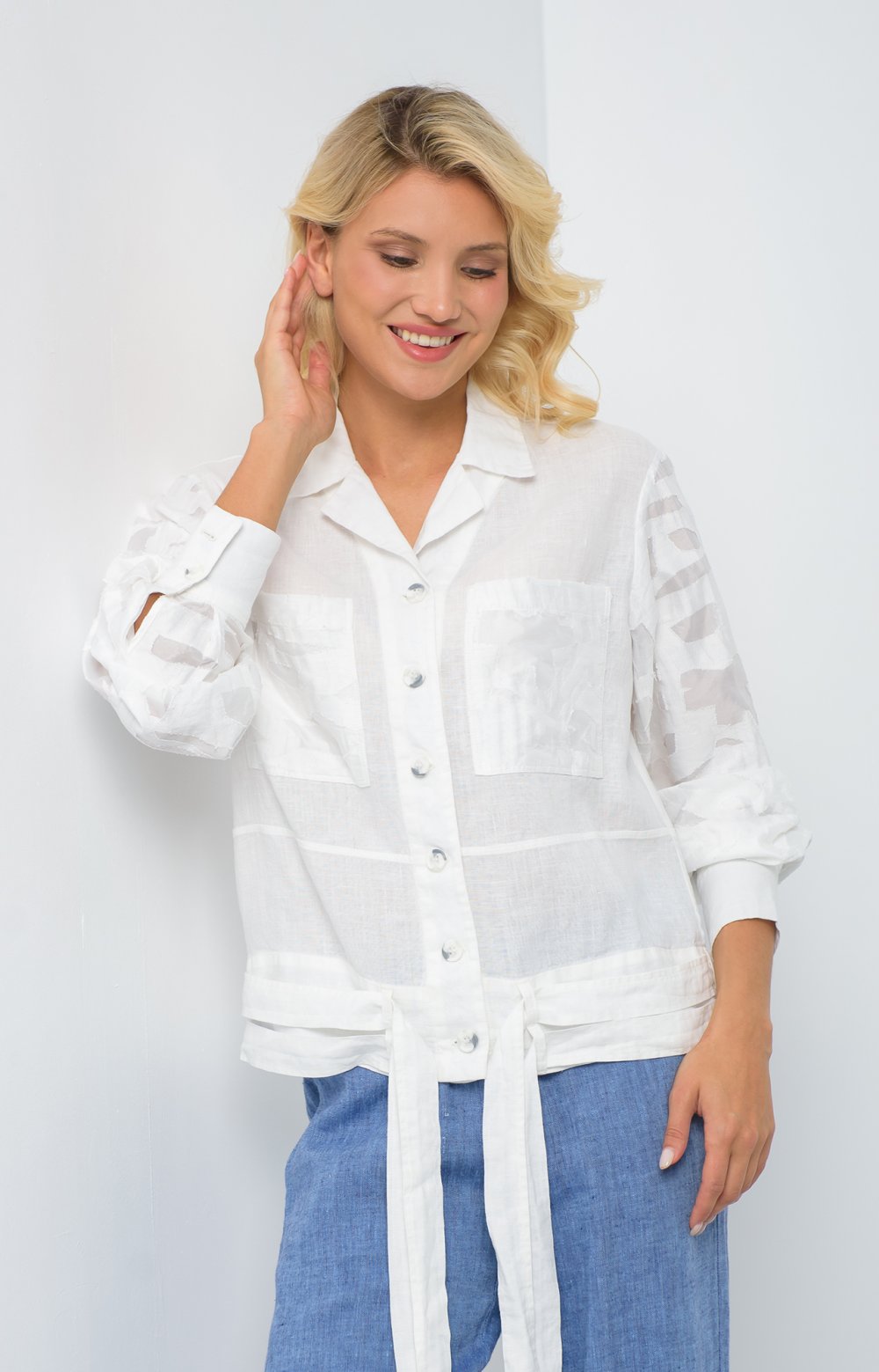 Жакет ШАЙЛА 05697AA белый