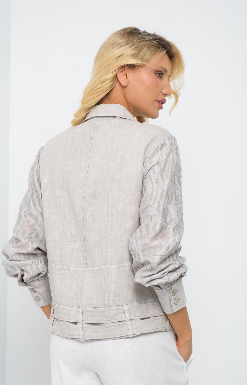 Жакет ШАЙЛА 05697AA серый