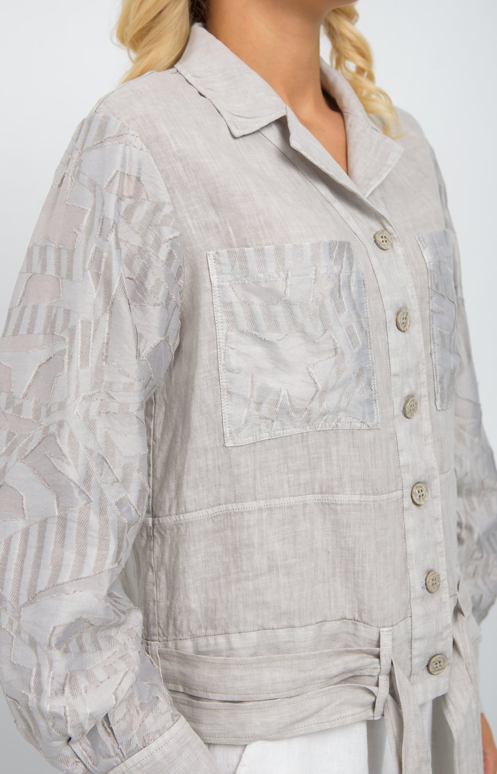 Жакет ШАЙЛА 05697AA серый