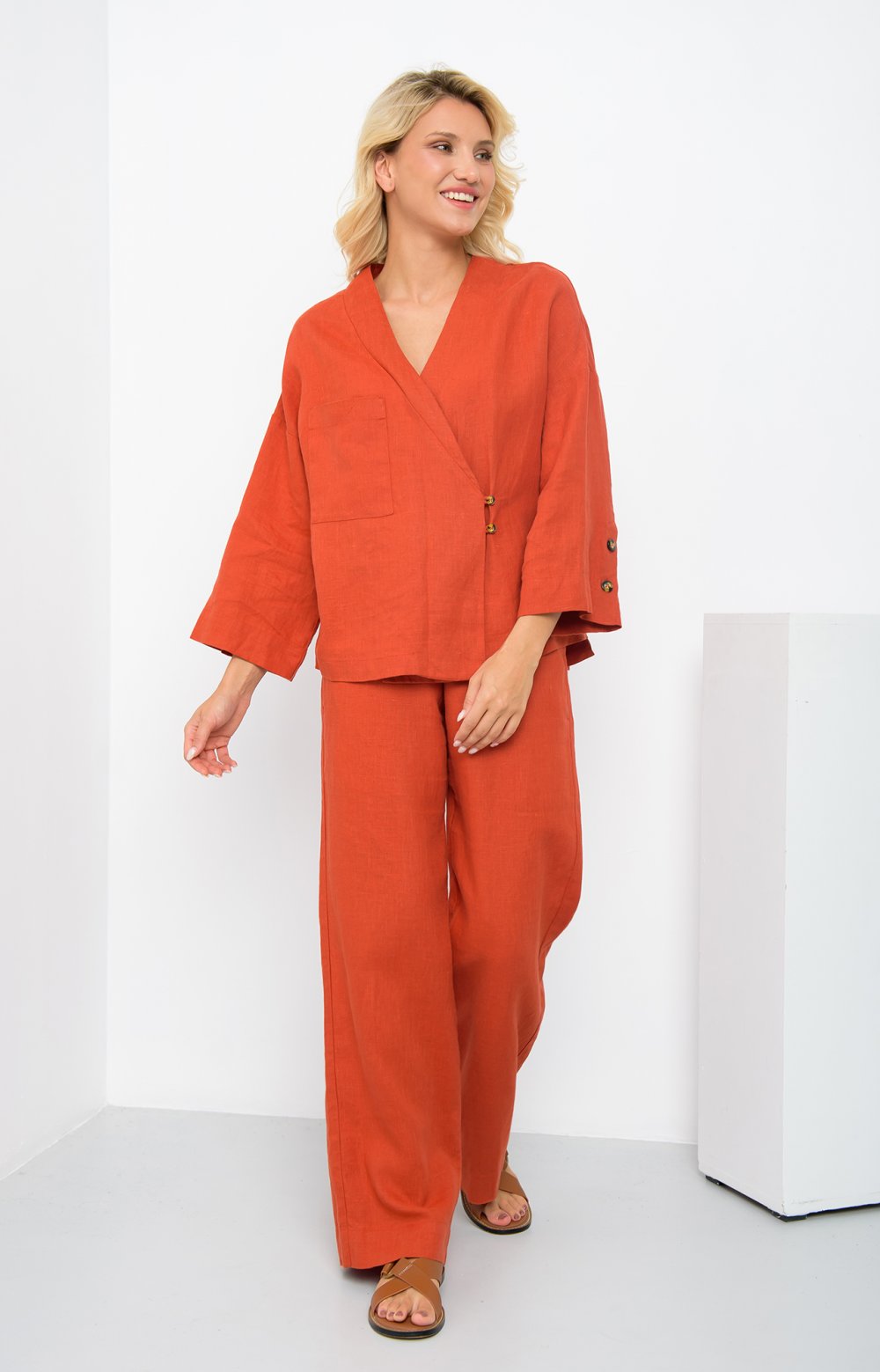 Жакет ШЕННЕН 04378AA терракотовый