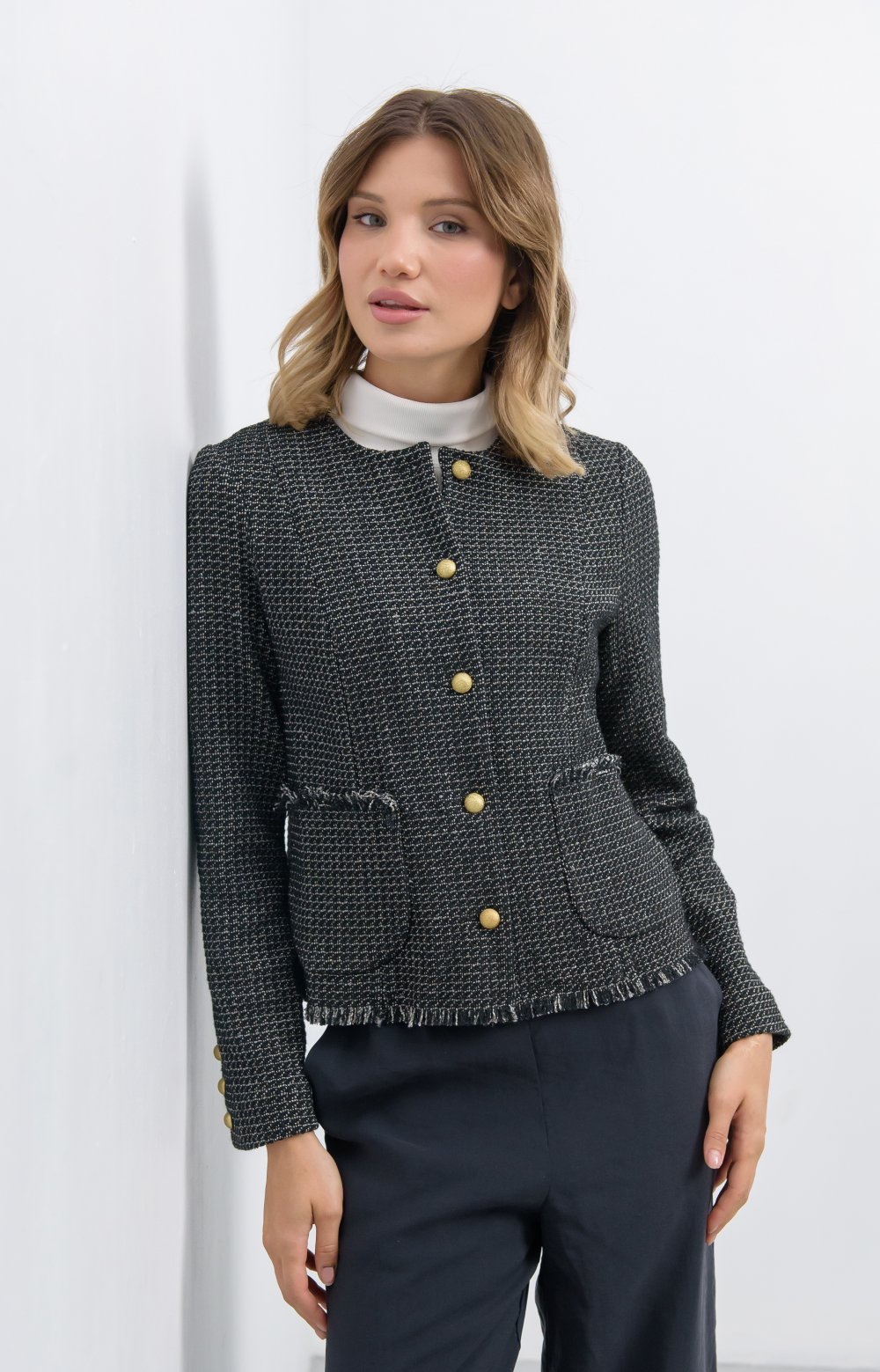 Жакет ИРИС 04484ВВ чёрный