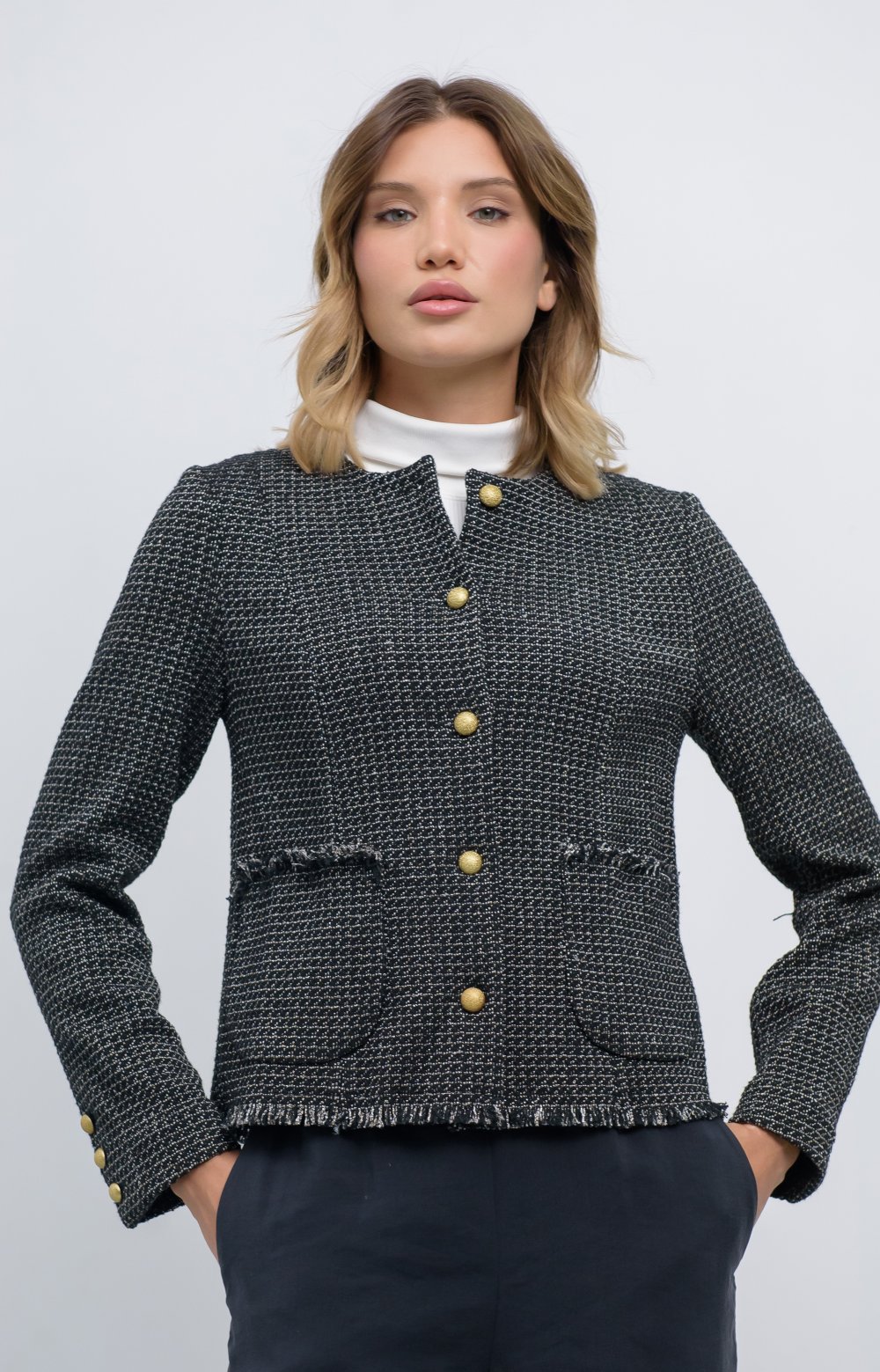 Жакет ИРИС 04484ВВ чёрный