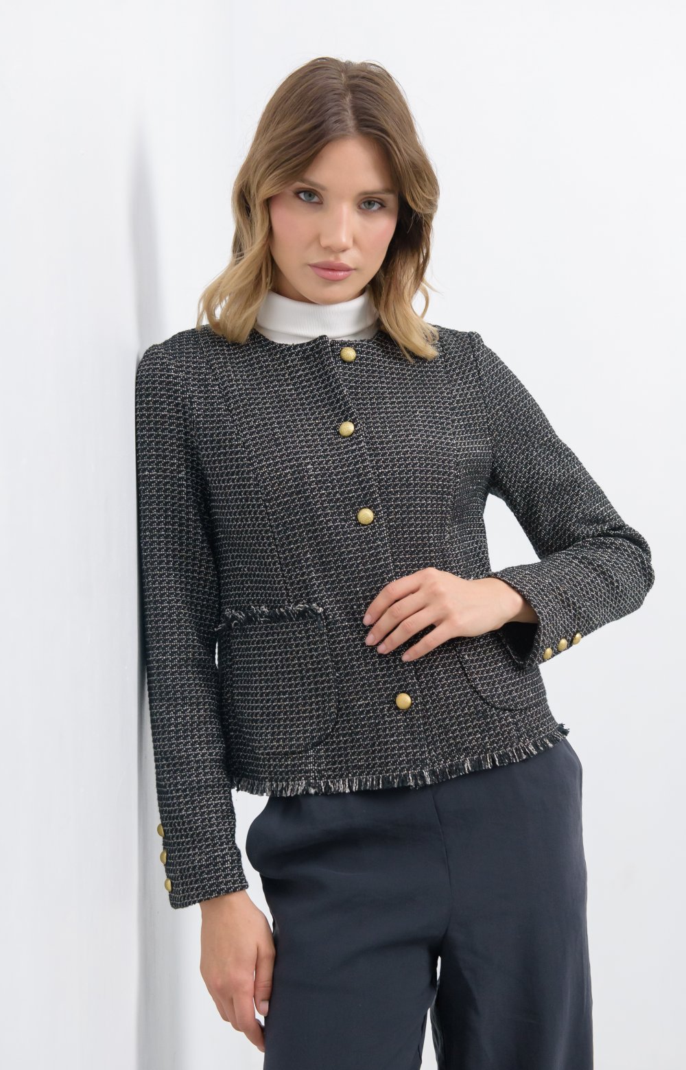 Жакет ИРИС 04484ВВ чёрный