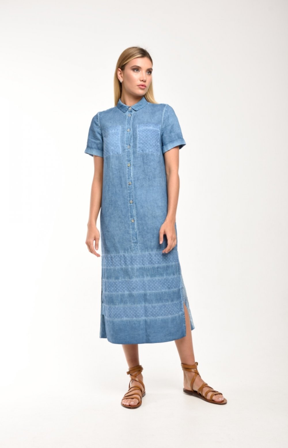 Платье РОМИ 03296R индиго