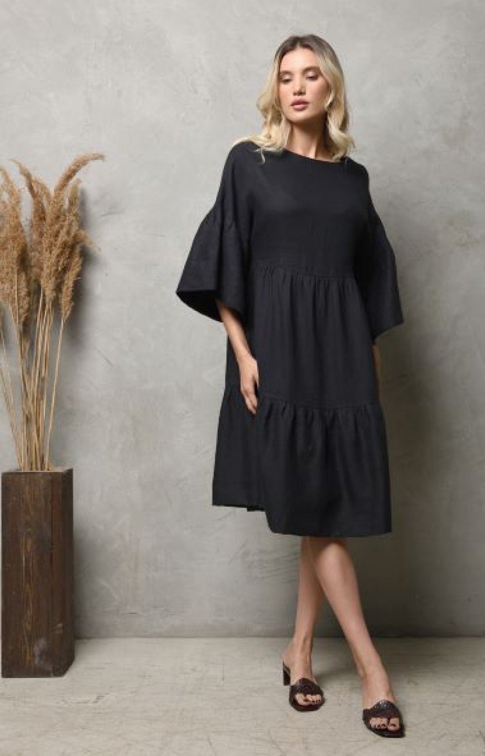 Платье КАТРИНА 03022Q черный 