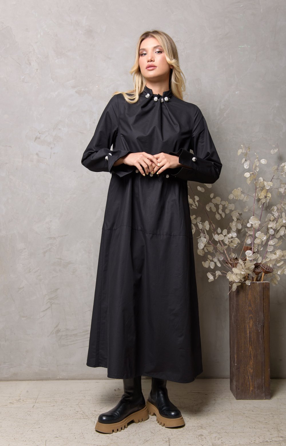 Платье БАРБАРА 03119X черный