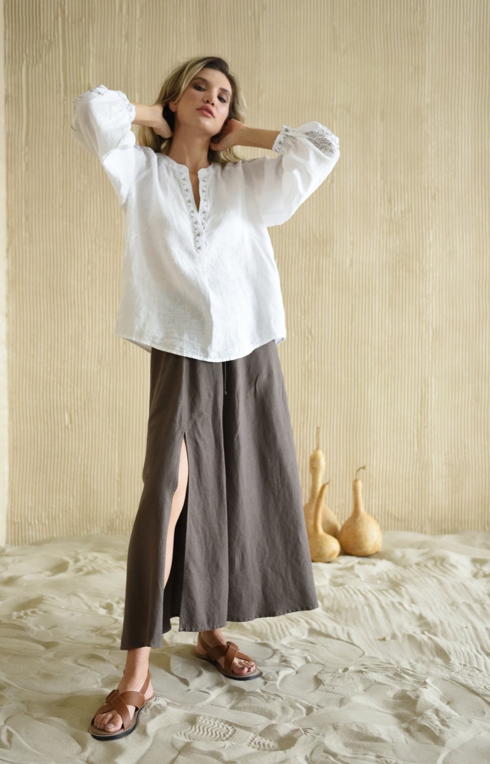 Блузка АЛЕСАНДРО 05173Y белый