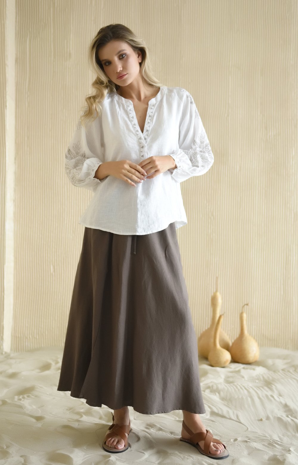 Блузка АЛЕСАНДРО 05173Y белый