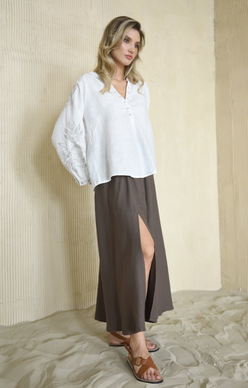 Блузка АЛЕСАНДРО 05173Y белый