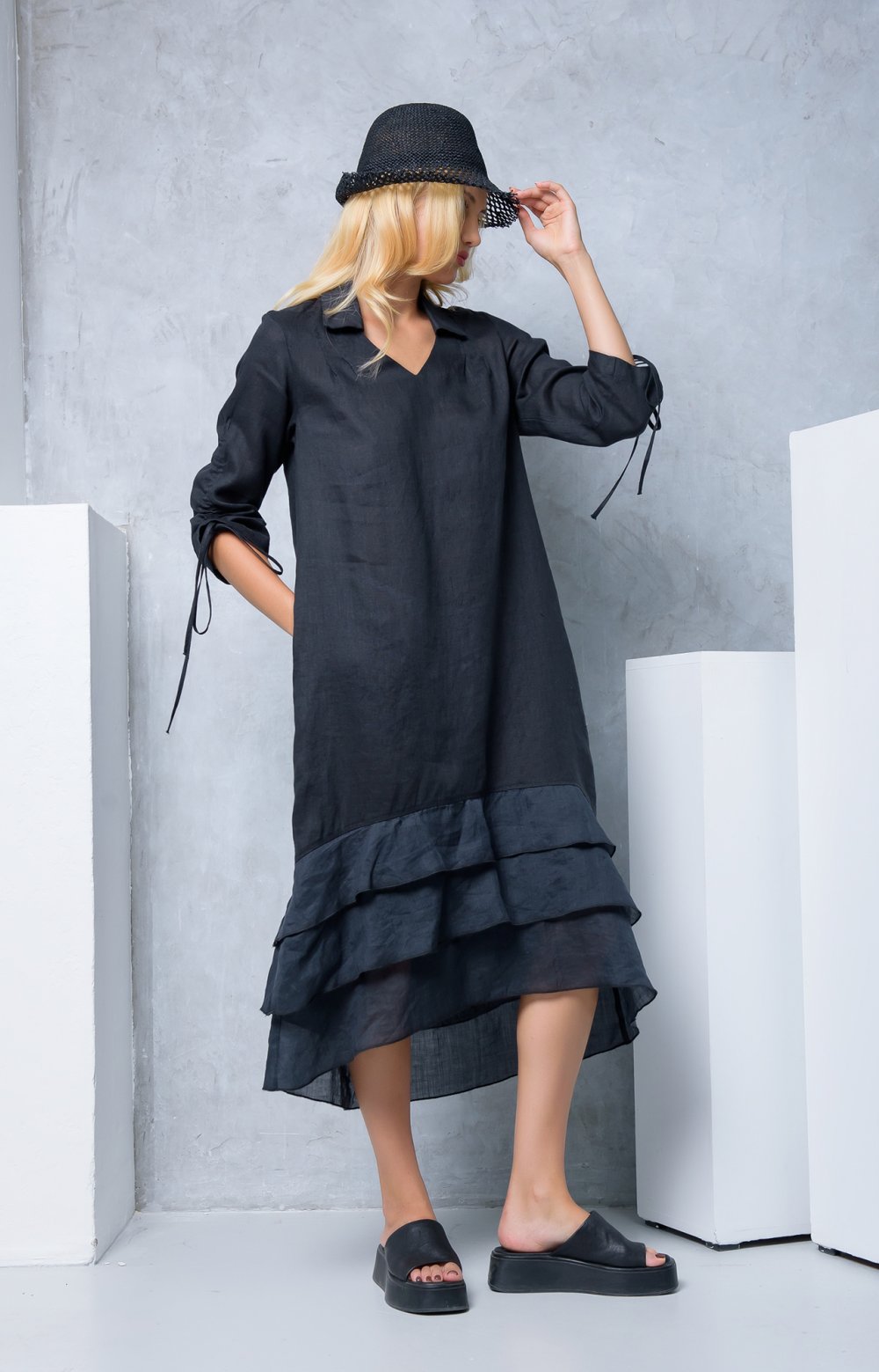 Платье ЭСТЕР 03564AA черный