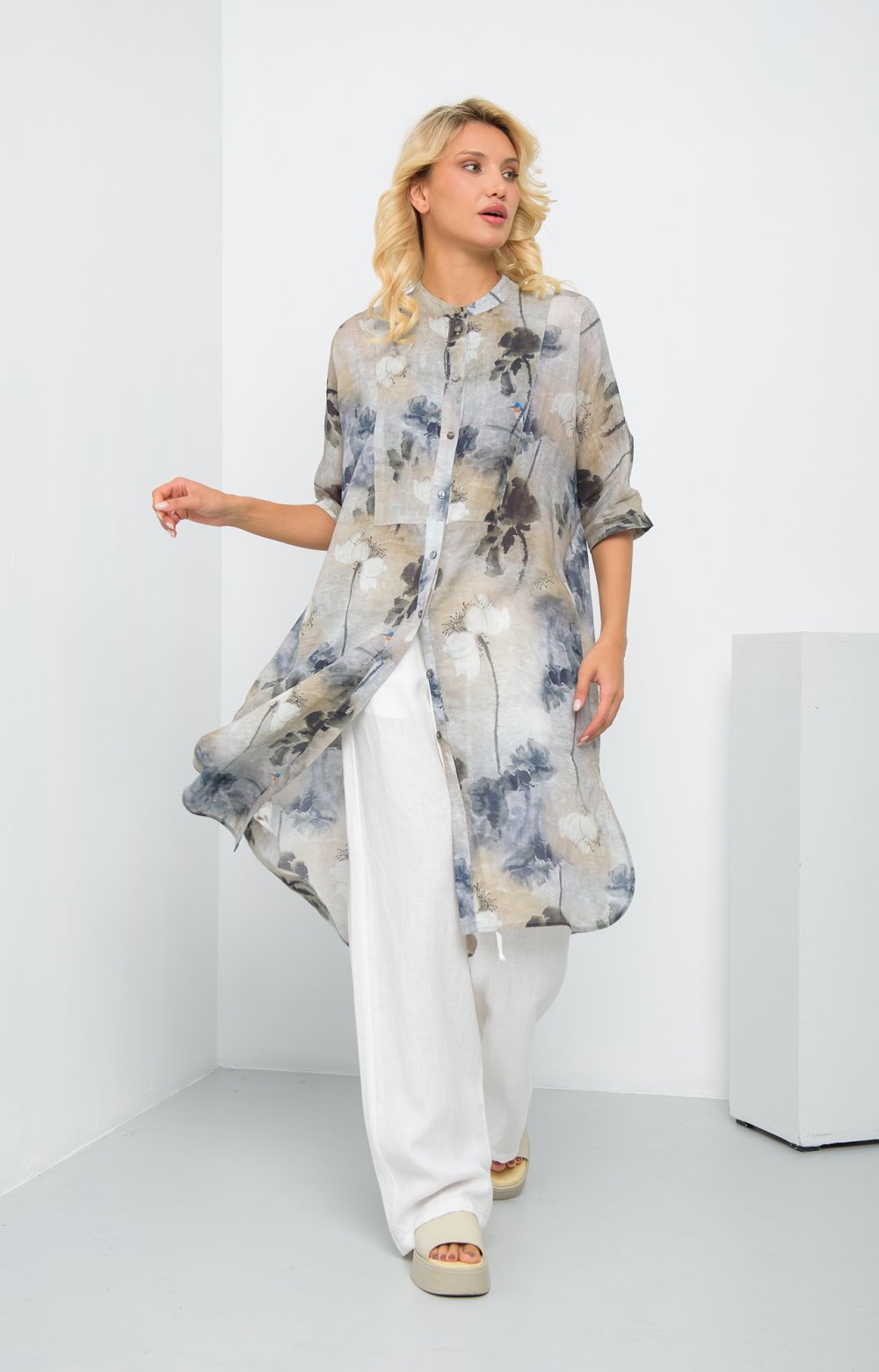 Платье МИРСЕЯ 03402AA голубой