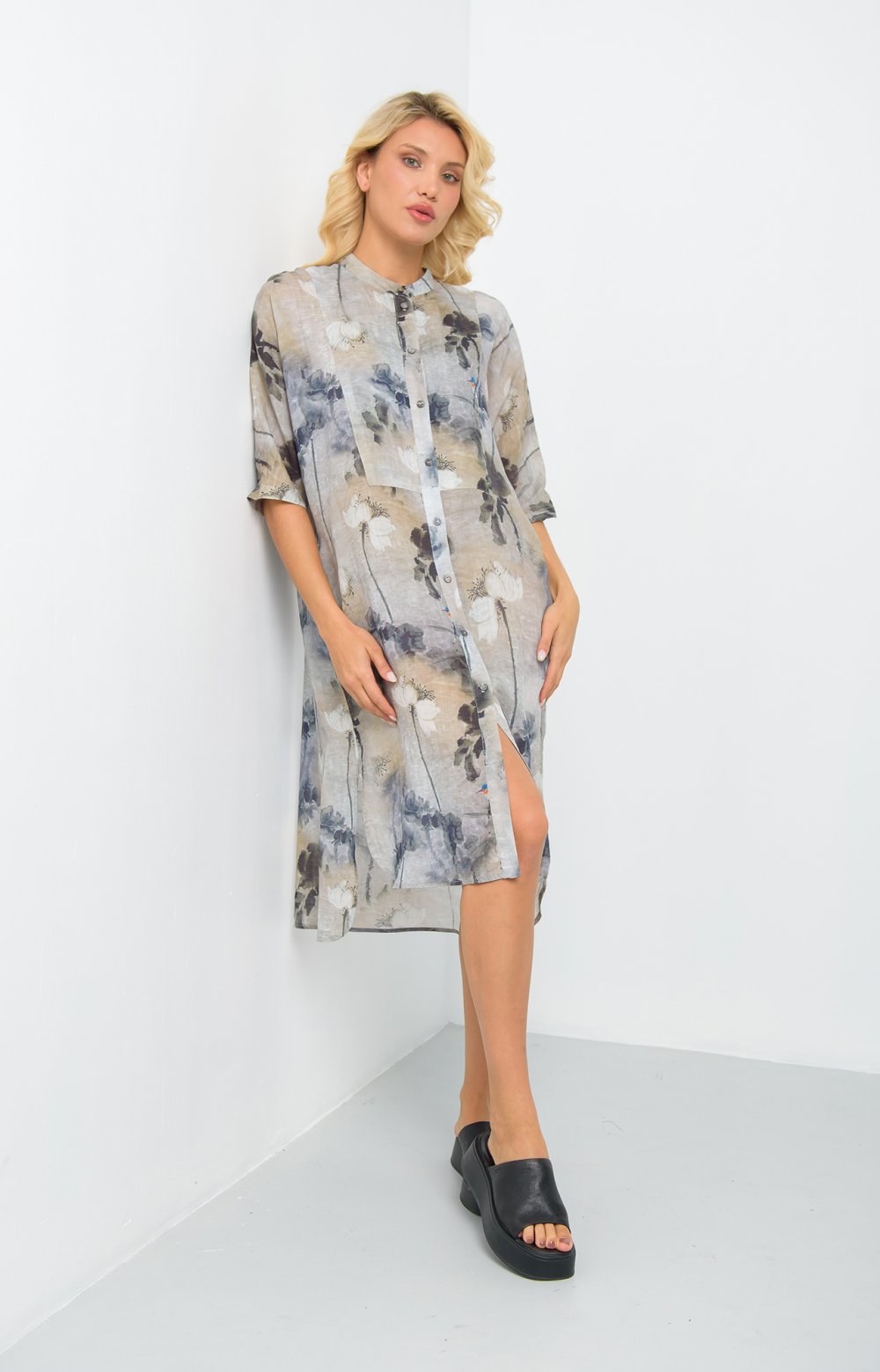 Платье МИРСЕЯ 03402AA голубой