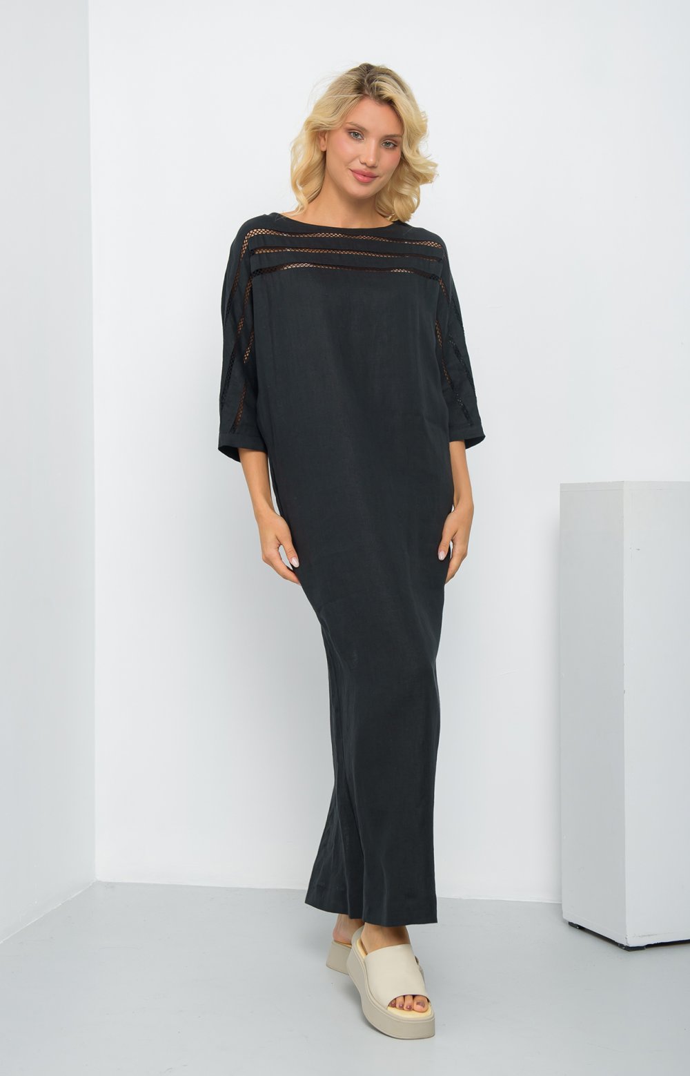 Платье АГАТА 03405АА черный