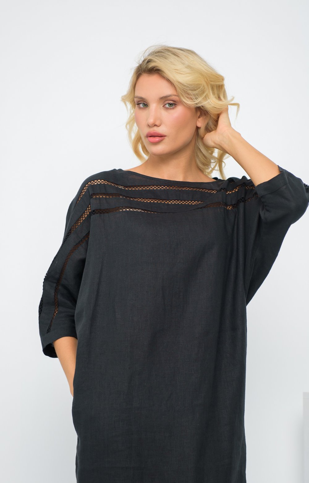 Платье АГАТА 03405АА черный