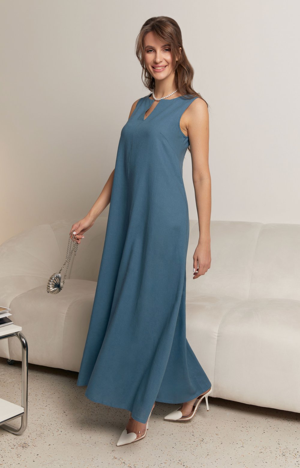 Платье БОГЕМИЯ 03411АА синий