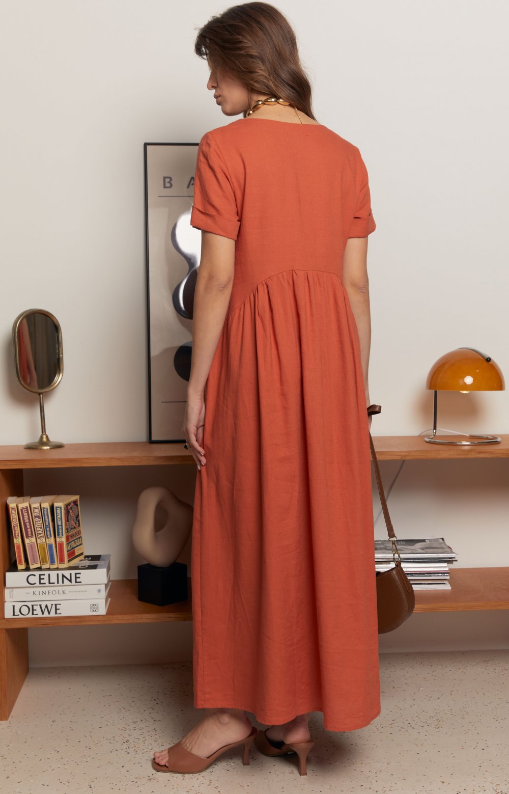 Платье ХЕЙДИ 03754Y терракотовый