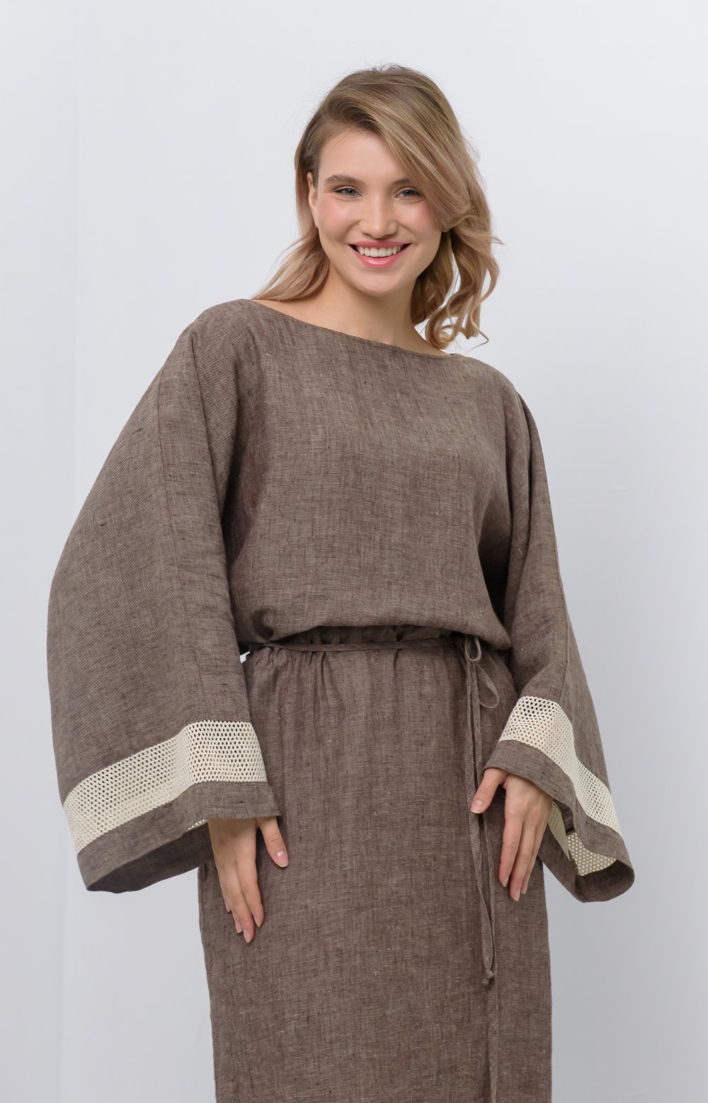 Платье МАРУФ 03414AA коричневый