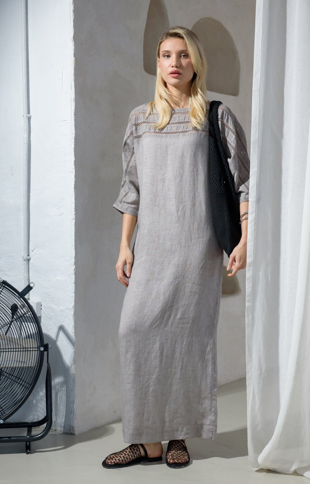 Платье АГАТА 03405АА серый