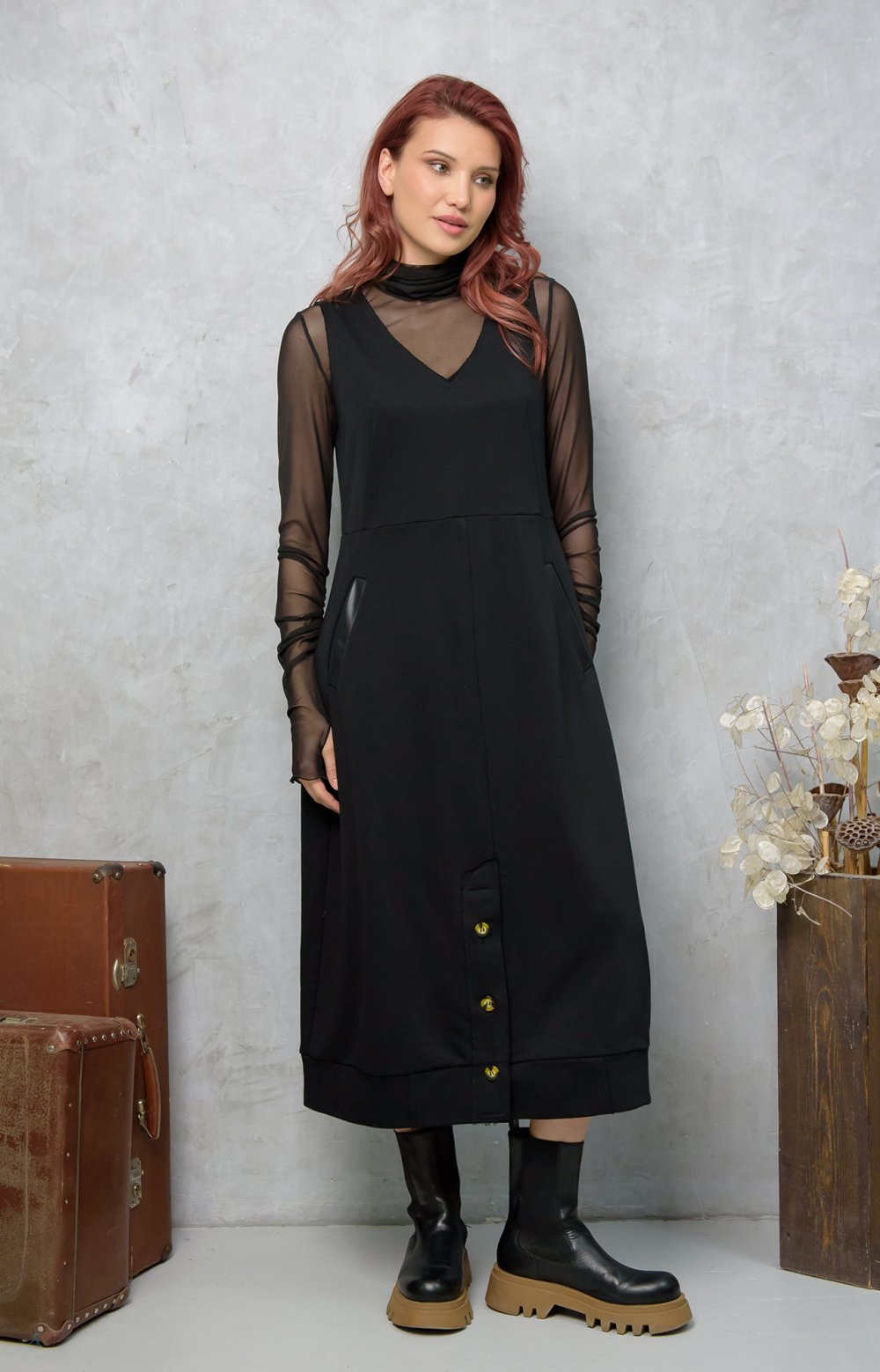 Платье ДЖАННИ 03330Z черный