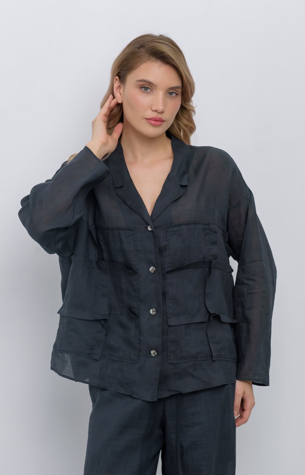 Блузка ФРЕДО 05189Y черный