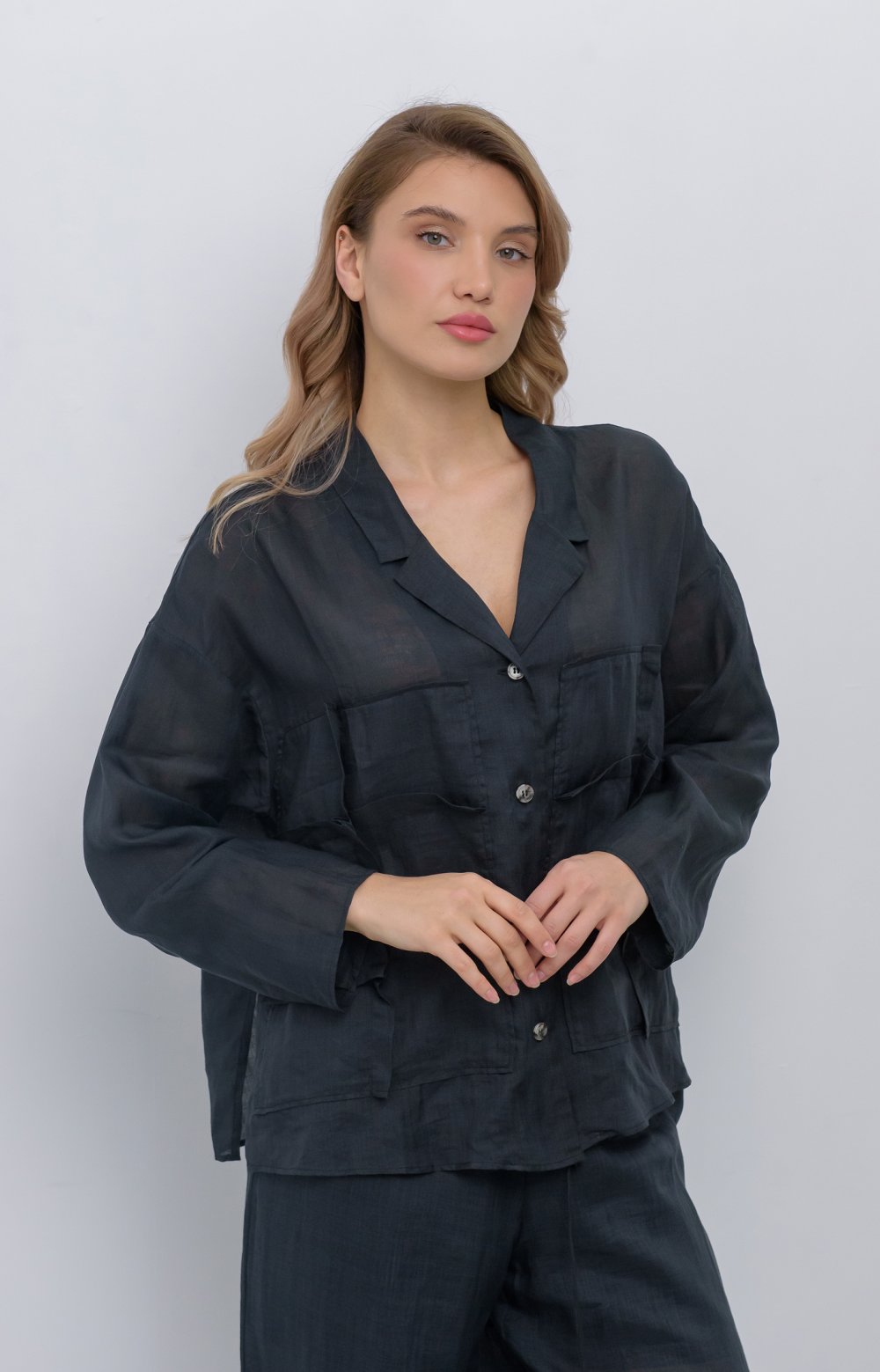 Блузка ФРЕДО 05189Y черный