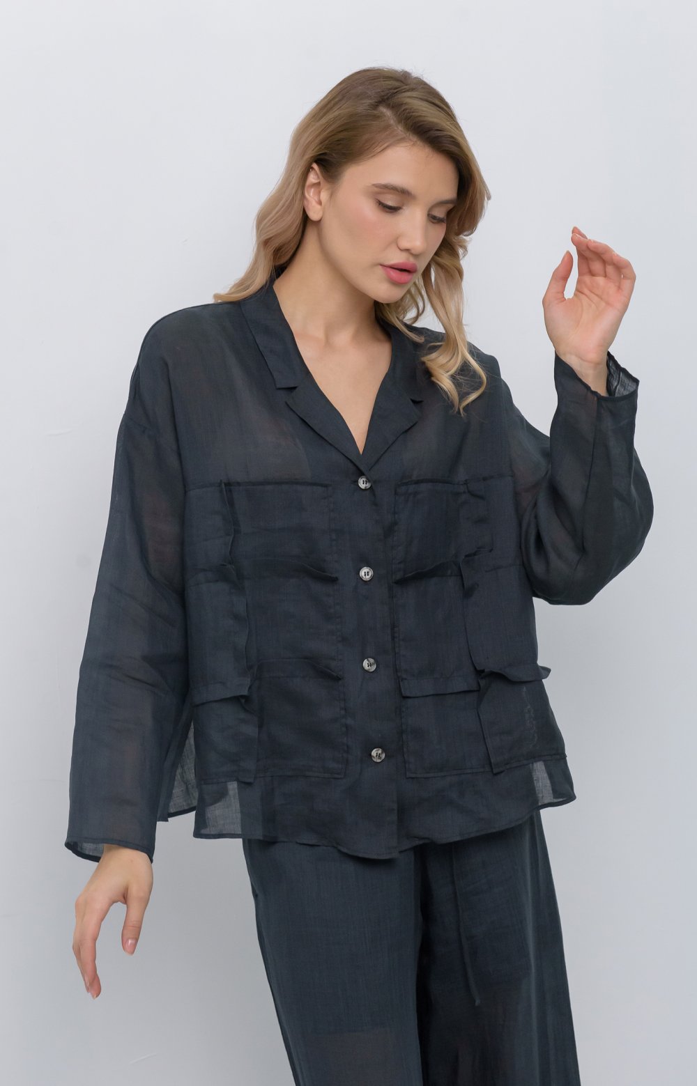 Блузка ФРЕДО 05189Y черный