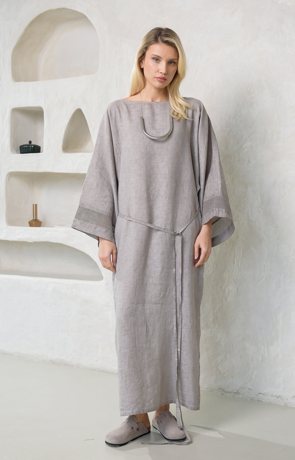 Платье МАРУФ 03414АА серый