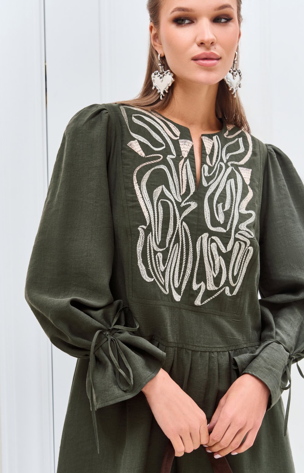 Платье САТИ 03480ВВ хаки