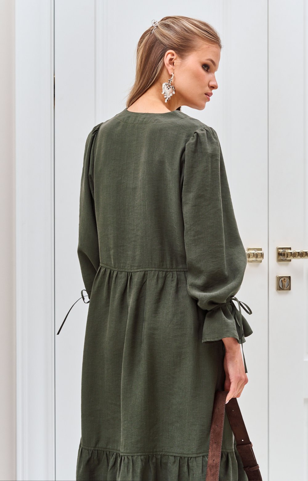 Платье САТИ 03480ВВ хаки