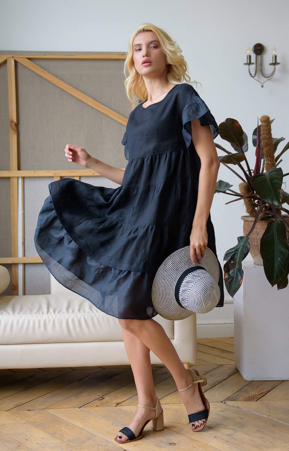 Платье ЯРИНА 03588AA черный