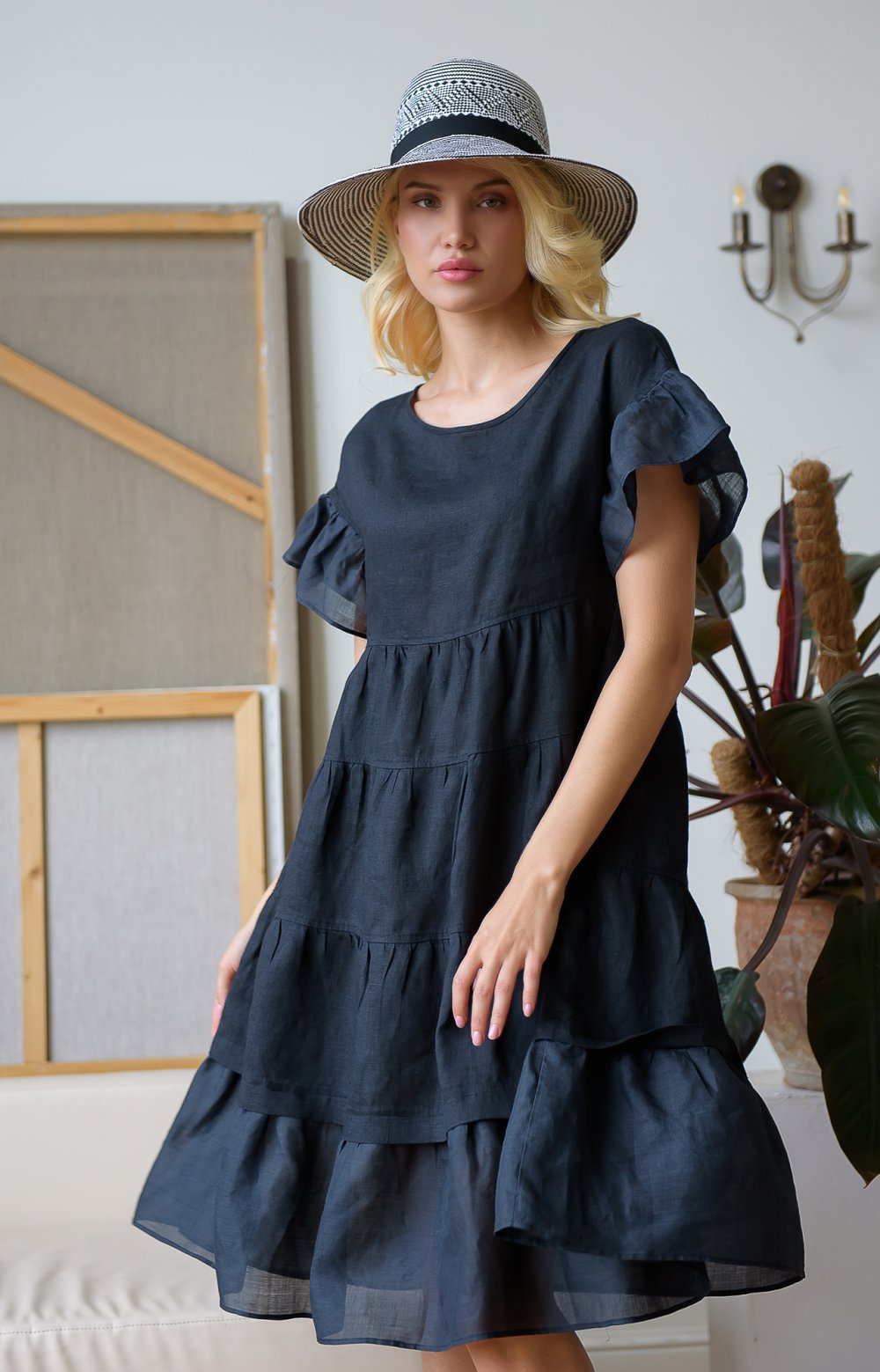 Платье ЯРИНА 03588AA черный