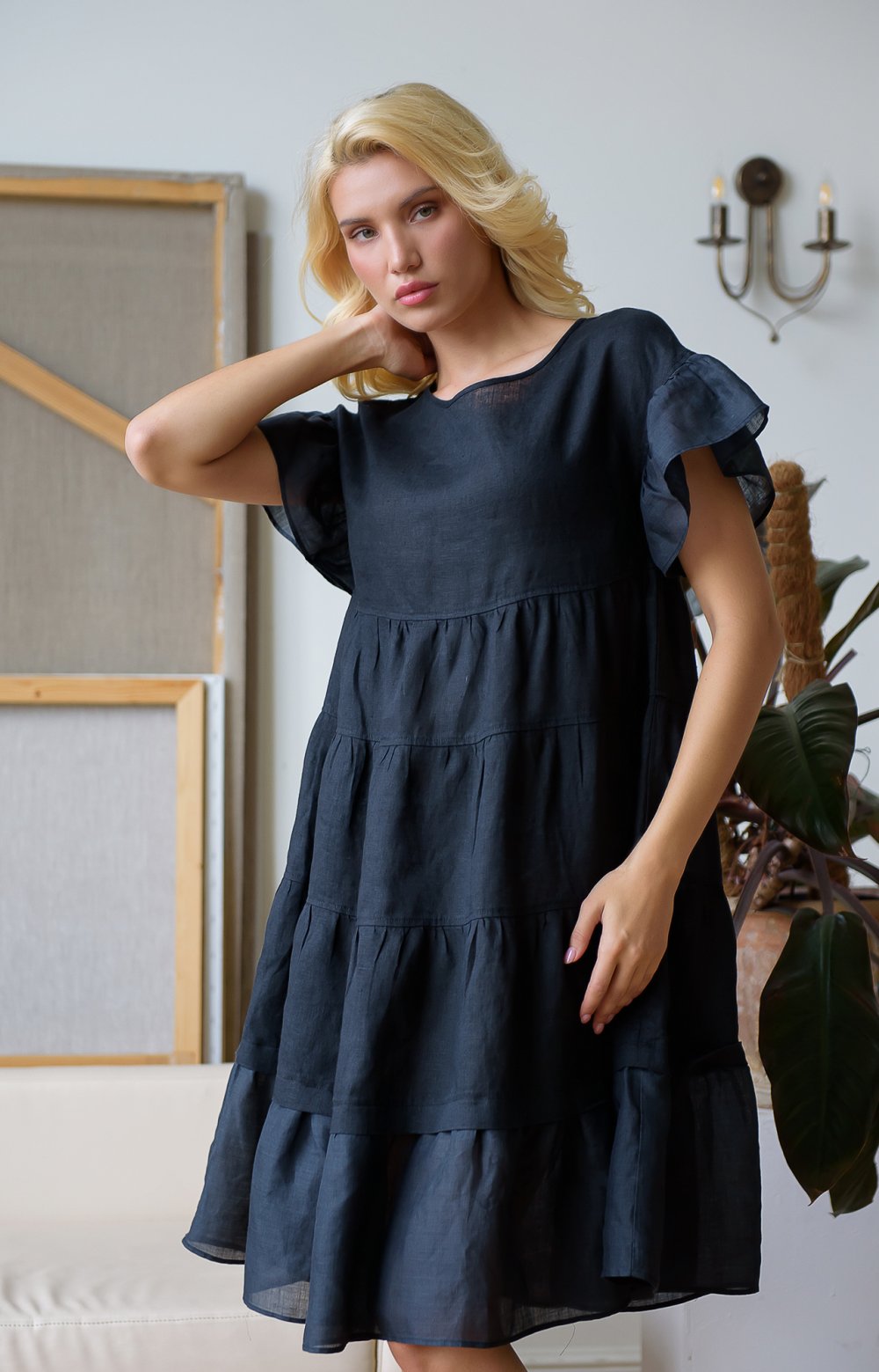 Платье ЯРИНА 03588AA черный