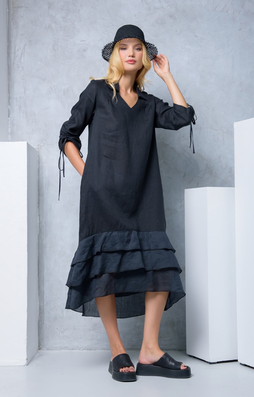 Платье ЭСТЕР 03564AA черный