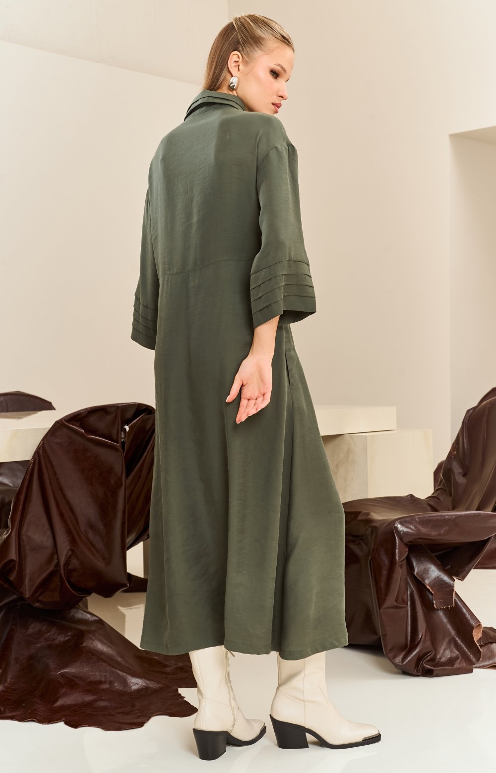 Платье ЭЛИСОН 03454ВВ хаки