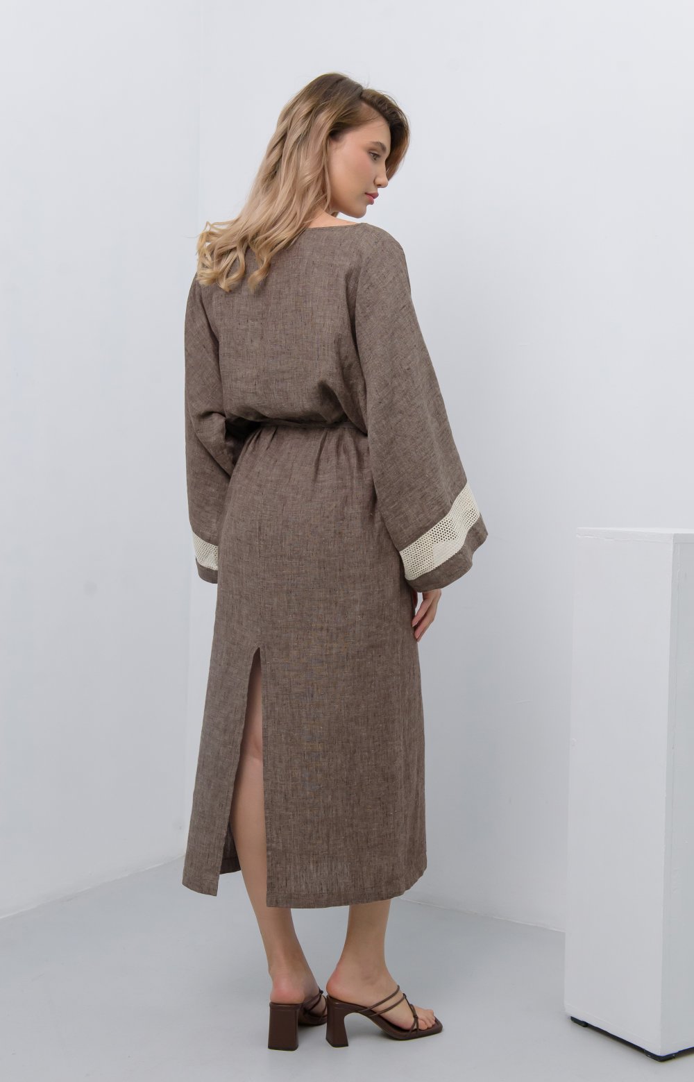 Платье МАРУФ 03414AA коричневый