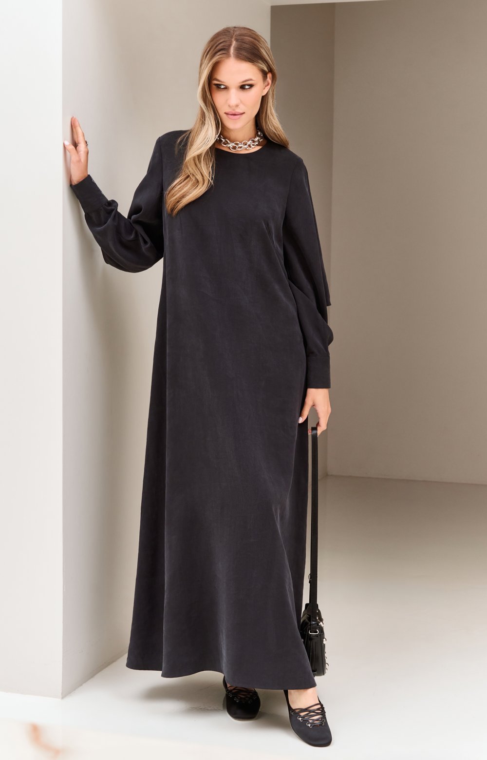 Платье БЕЛЬ 03470ВВ черный