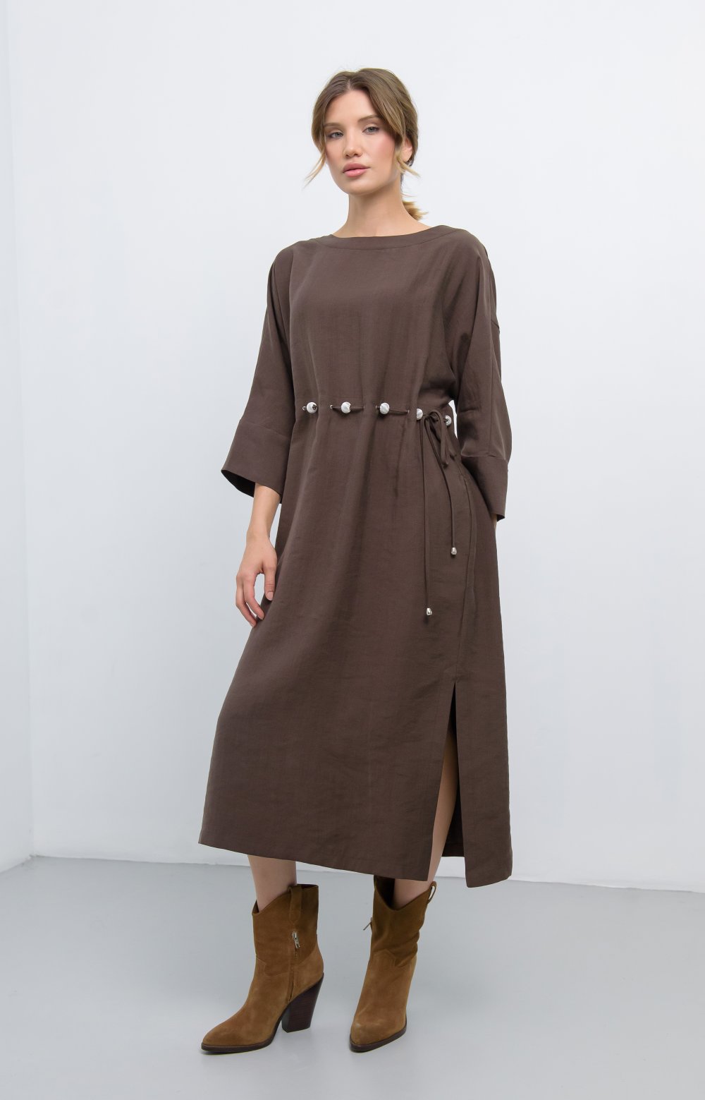 Платье ЛИЛУ 03476ВВ коричневый