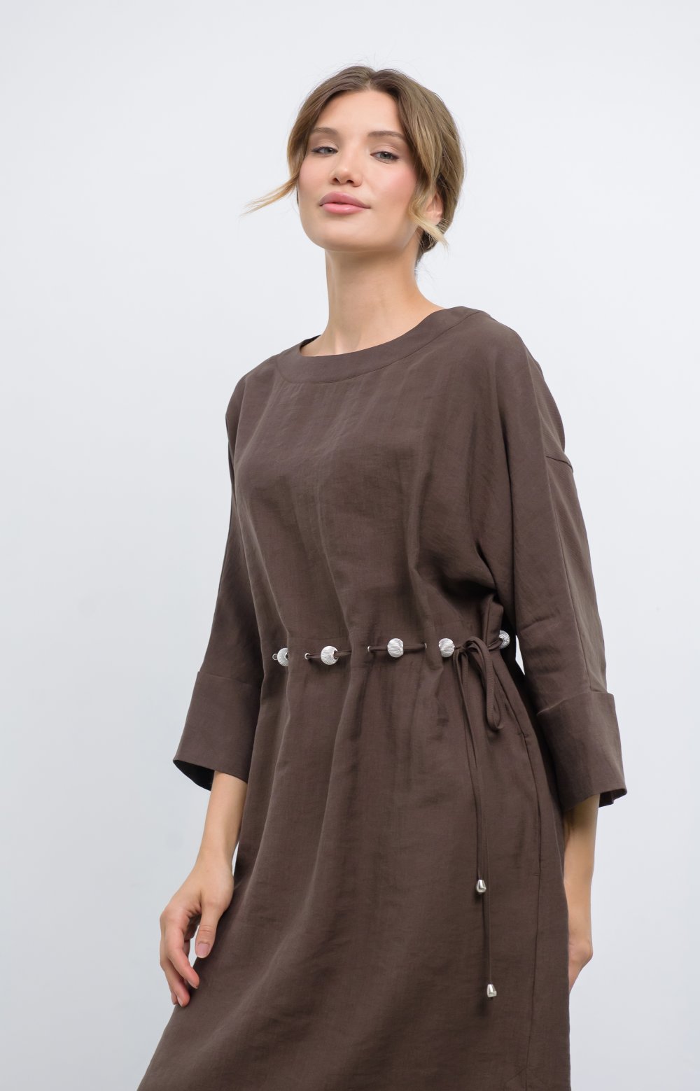 Платье ЛИЛУ 03476ВВ коричневый