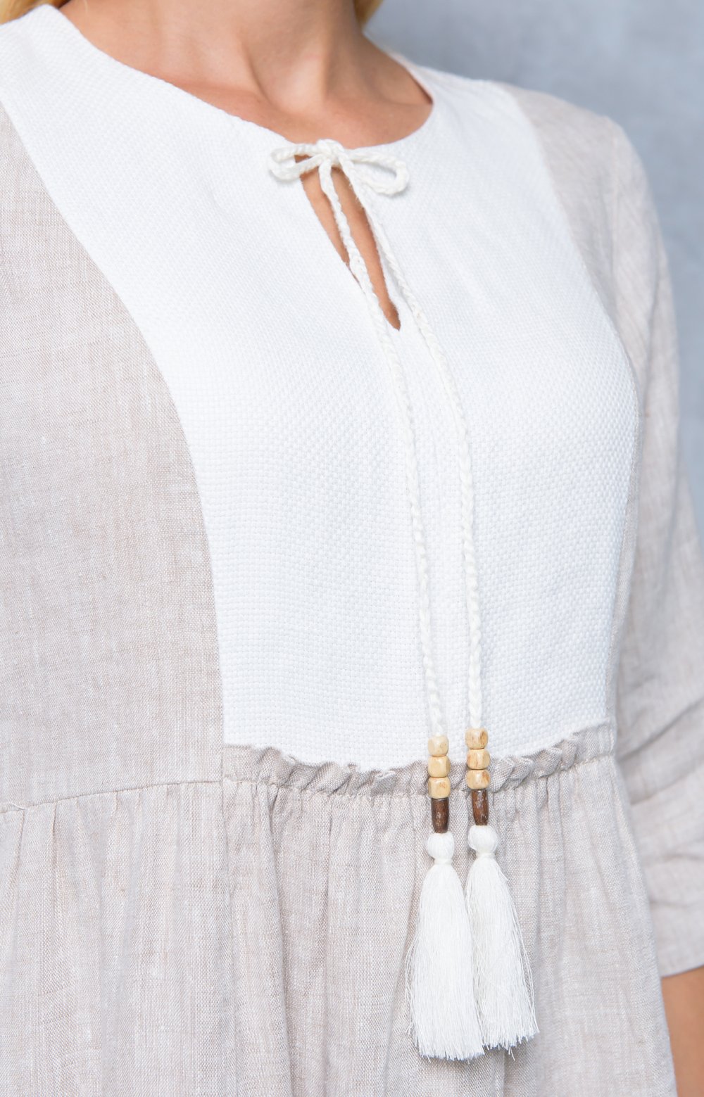 Платье ВИЛМА 03359AA бежевый-меланж