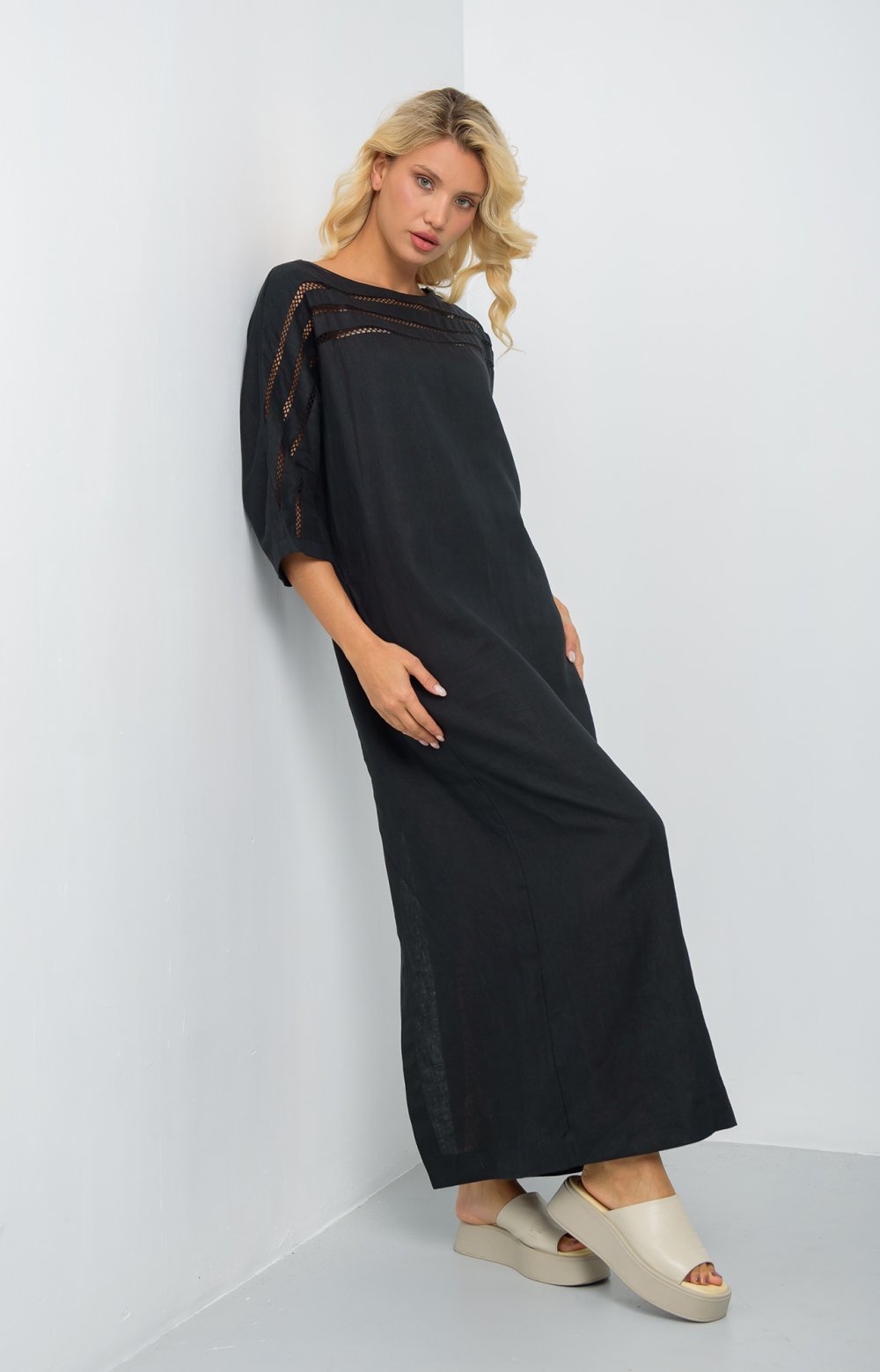 Платье АГАТА 03405АА черный