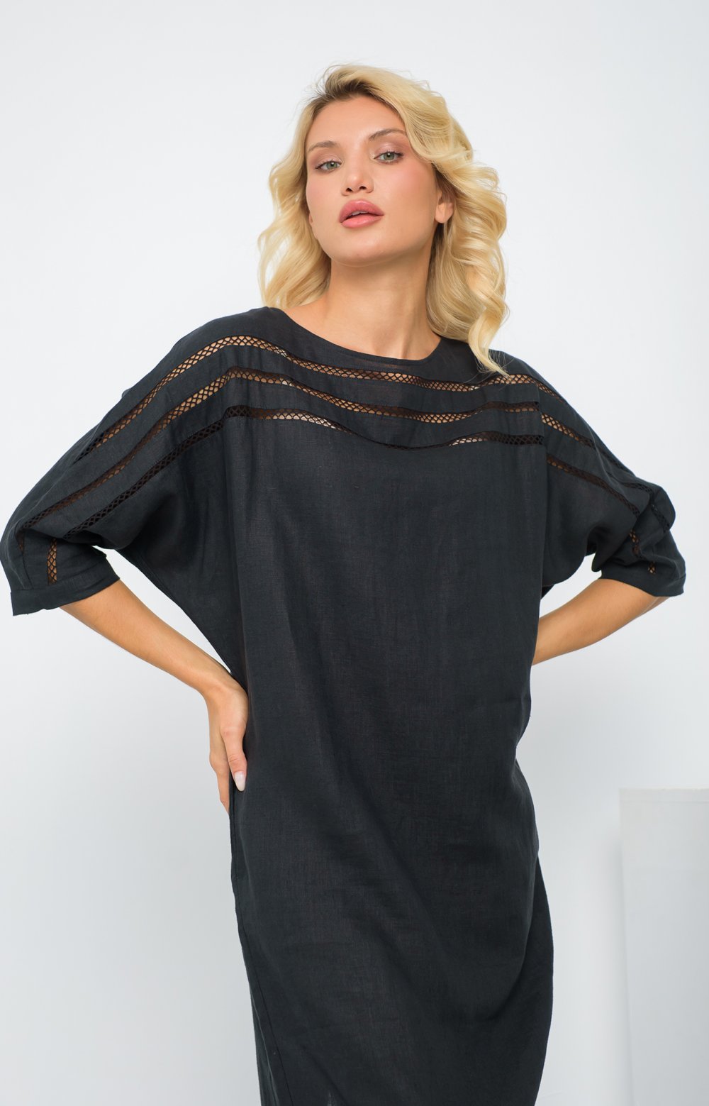 Платье АГАТА 03405АА черный