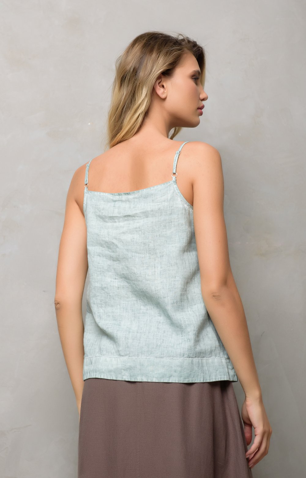 Блузка ЛЮК 05174Y оливковый