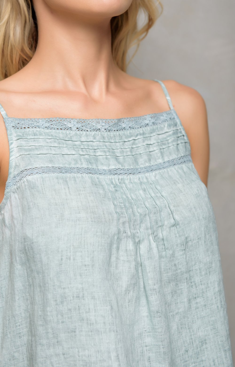 Блузка ЛЮК 05174Y оливковый