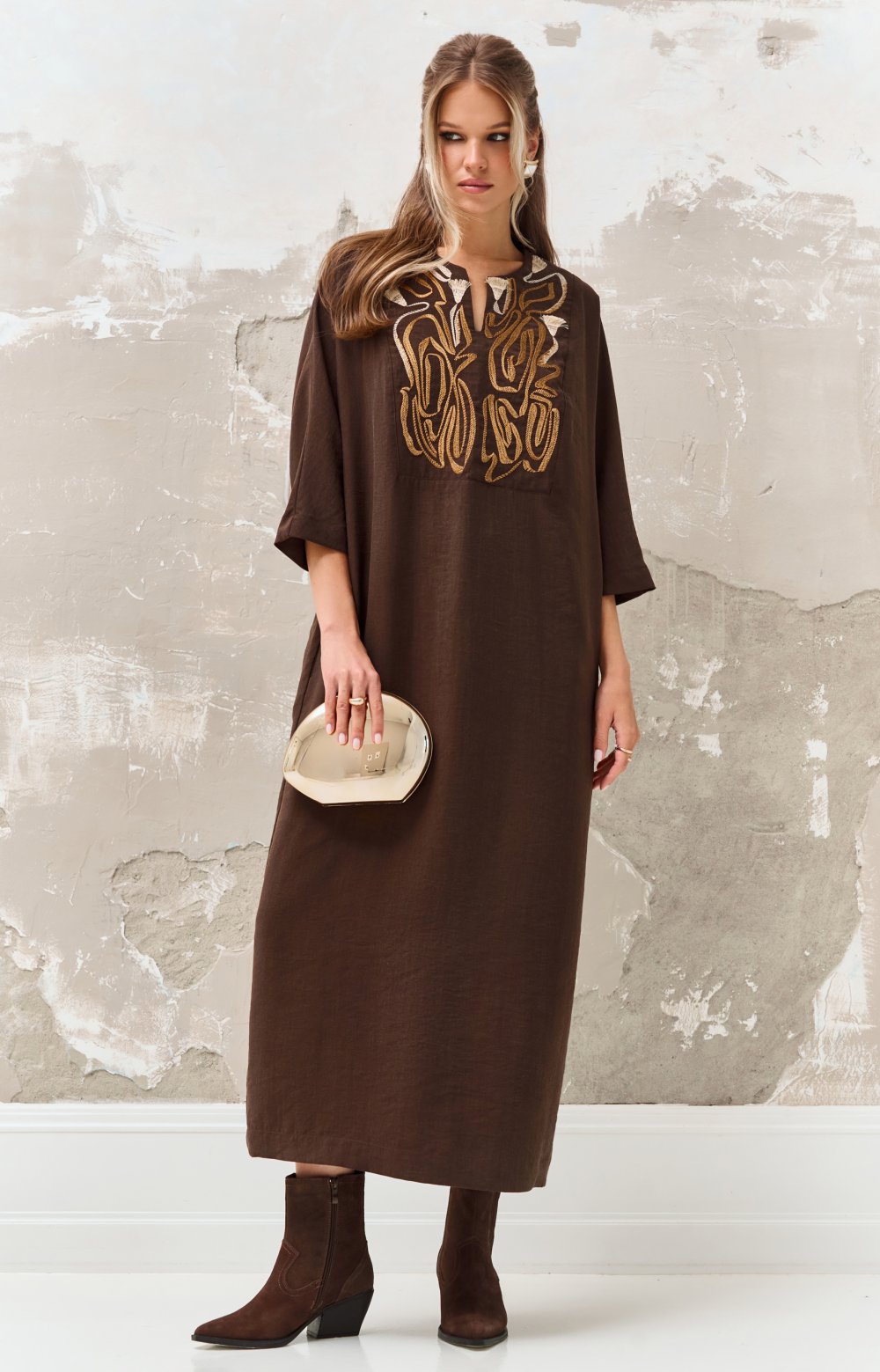 Платье ФЛОРИДА 03492ВВ коричневый