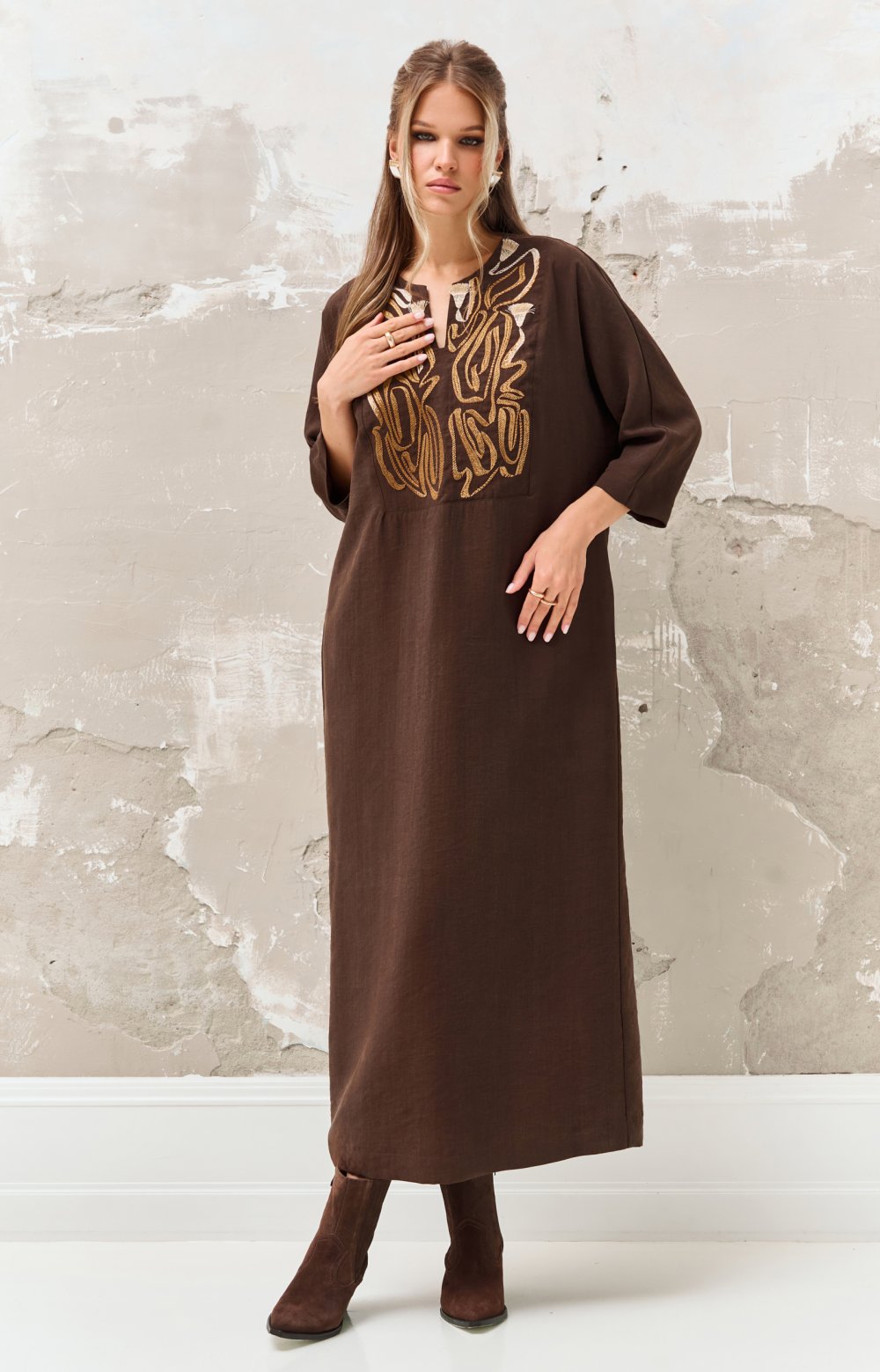Платье ФЛОРИДА 03492ВВ коричневый