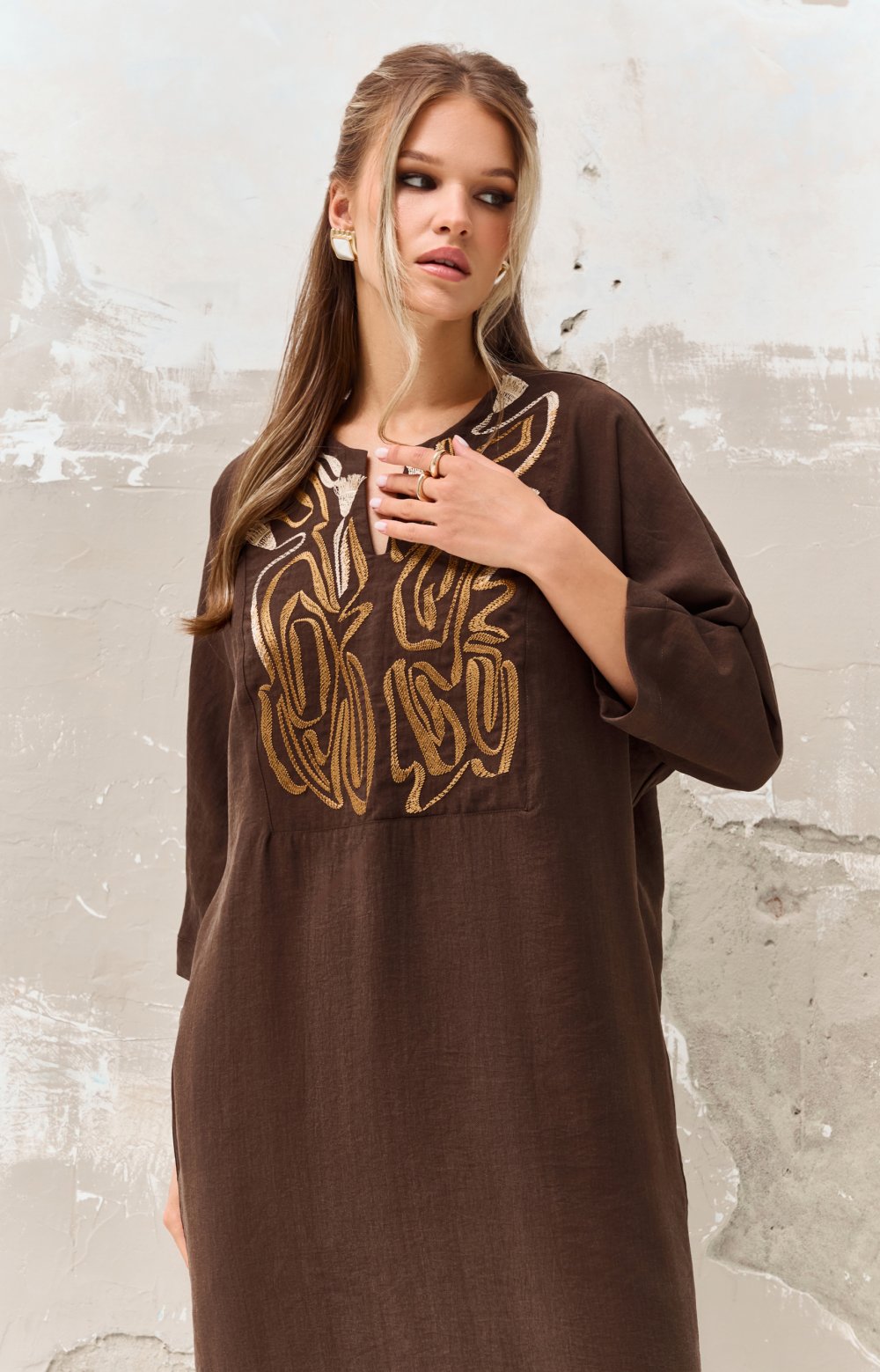 Платье ФЛОРИДА 03492ВВ коричневый