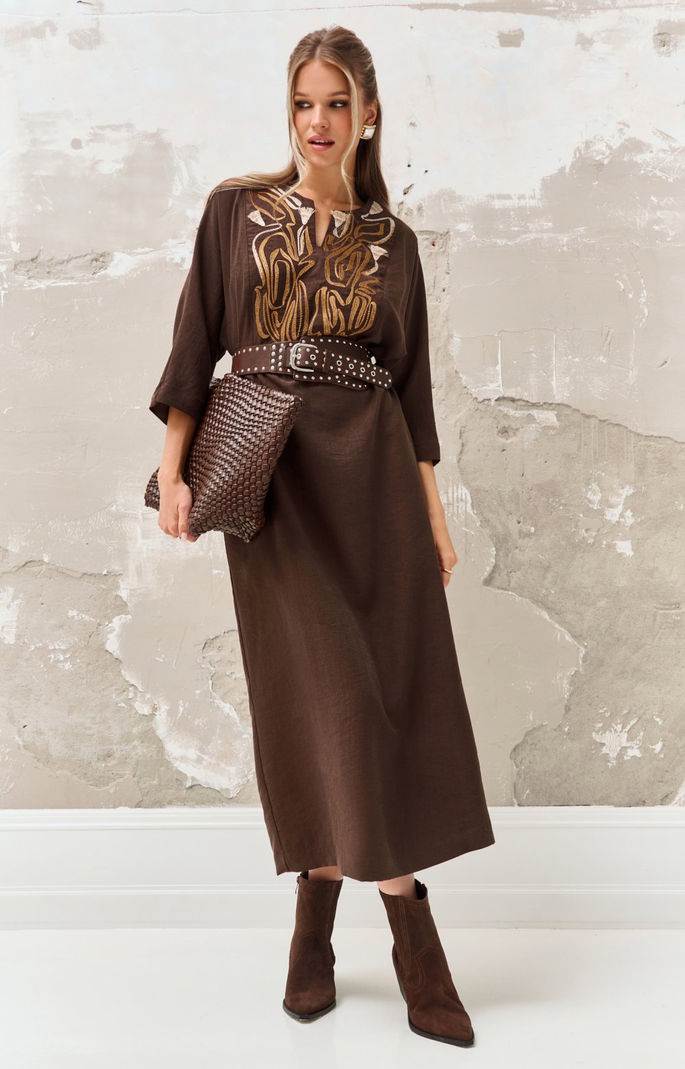 Платье ФЛОРИДА 03492ВВ коричневый