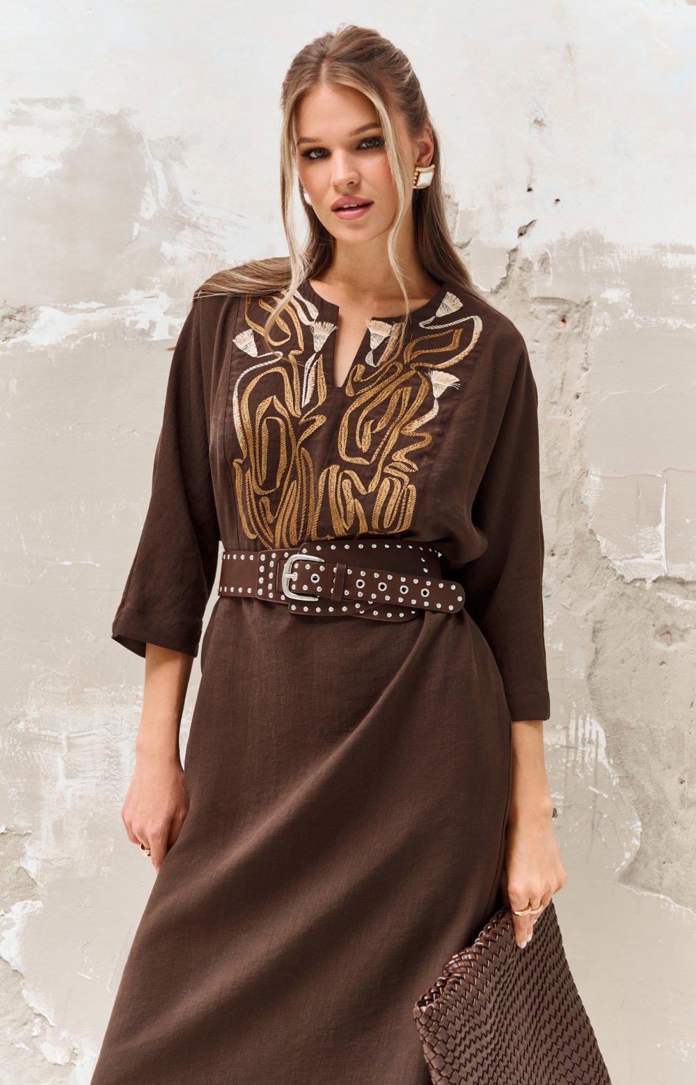 Платье ФЛОРИДА 03492ВВ коричневый